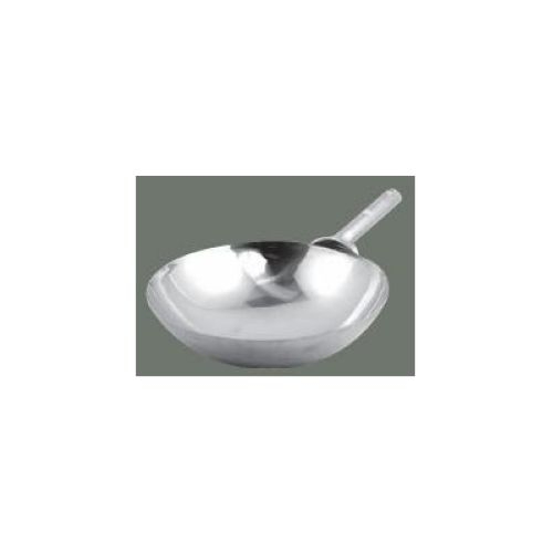 Winco Stainless Steel Welded Joint Chinese Wok, 14 Inch