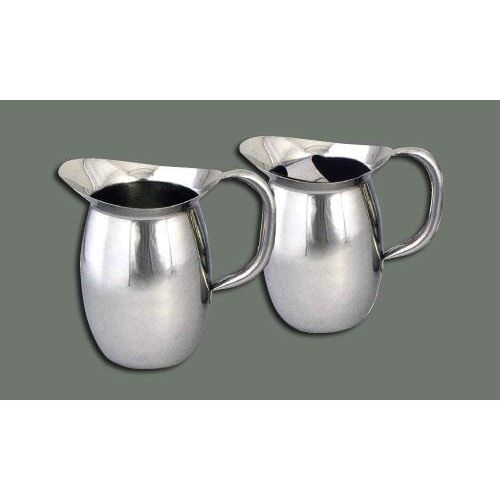 Winco Stainless Steel Heavy Weight Deluxe Bell Pitcher, 2 Quart.