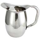 Winco Stainless Steel Deluxe Bell Pitcher with Ice Catcher, 3 Quart -- 12 per case.