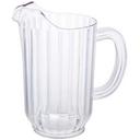 Winco Polycarbonate Single Spout Clear Water Pitcher, 48 Ounce -- 12 per case.