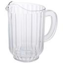 Winco Polycarbonate Single Spout Clear Water Pitcher, 60 Ounce -- 12 per case.