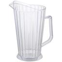Winco Polycarbonate Clear Beer Pitcher, 60 Ounce -- 12 per case.