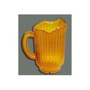 Winco Polycarbonate Clear 3-Spout Water Pitcher, 60 Ounce.