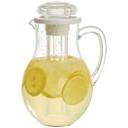 Winco Polycarbonate Water Pitcher with Ice Tube Core, 64 Ounce -- 6 per case.