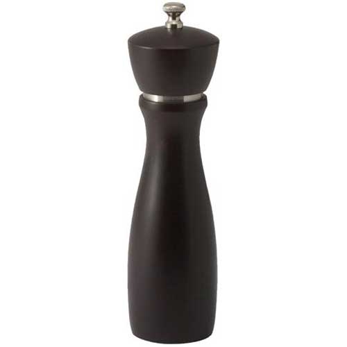 Winco Modern Espresso Finish Maestro Pepper Mill, 8 inch -- 6 per case.