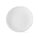 Yanco Melamine Round White Coupe Plate, 13 inch Diameter -- 12 per case.