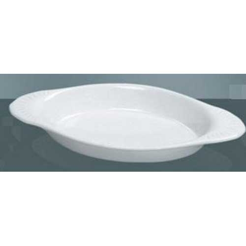 Yanco Porcelain Oval Super White Accessories Welsh Rabbit, 12 Ounce -- 36 per case.