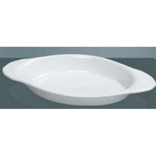 Yanco Porcelain Oval Super White Accessories Welsh Rabbit, 8 Ounce -- 36 Per Case