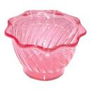 Yanco Plastic Flower Shaped Round Purple Dessert Dish -- 96 per case