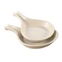 Yanco Ceramic American White Pear Shape Accessories Fry Pan Server, 18 Ounce -- 12 per case.