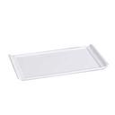 Yanco Fuji Porcelain Bone White Rectangular Display Plate, 15 3/4 inch Length x 11 inch Width -- 6 per case.
