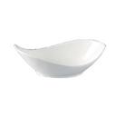 Yanco Fuji Porcelain Bone White Oval Salad Bowl, 6 Ounce -- 24 per case.