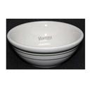 Yanco Green Band Ceramic American White Round Nappie, 12 1/2 Ounce -- 36 per case.