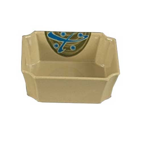 Yanco Japanese Melamine Rectangular Side Dish, 24 Ounce -- 48 per case.