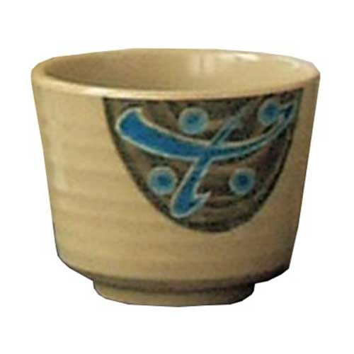 Yanco Japanese Melamine Round Tea Cup, 8 Ounce -- 48 Per Case