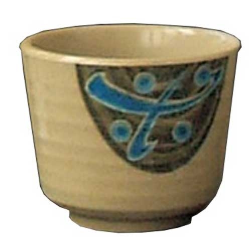 Yanco Japanese Melamine Round Tea Cup, 12 Ounce -- 48 per case.