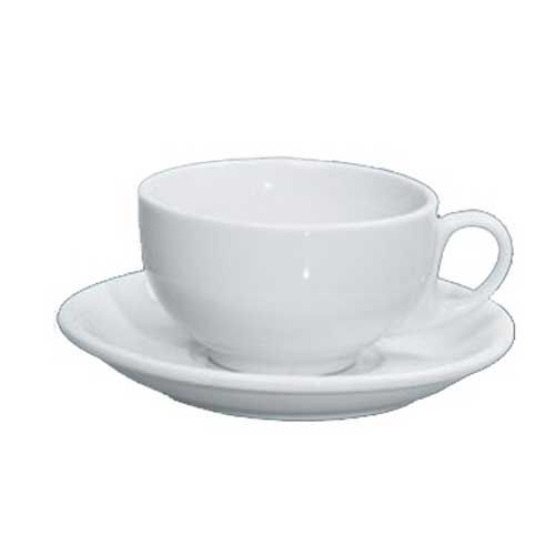 Yanco Mayor Porcelain Super White Round Narrow Rim Low Cup, 7 Ounce -- 36 Per Case