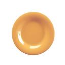 Yanco Milestone Melamine Yellow Round Wide Rim Plate, 12 inch Diameter -- 12 per case.