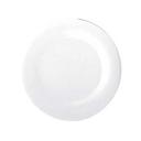 Yanco Milestone Melamine White Round Narrow Rim Plate, 7 1/4 inch Diameter -- 48 per case.