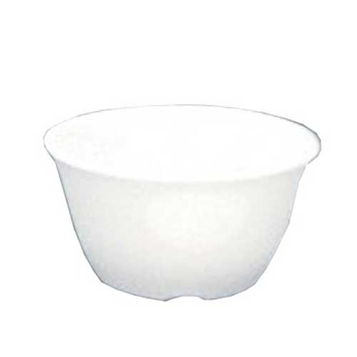 Yanco Milestone Melamine White Round Bouillon Cup, 7 Ounce -- 48 Per Case