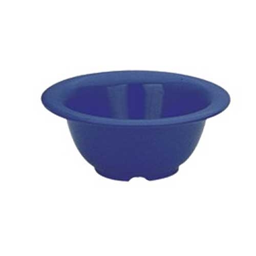 Yanco Milestone Melamine Blue Round Soup Bowl, 10 Ounce -- 48 per case.