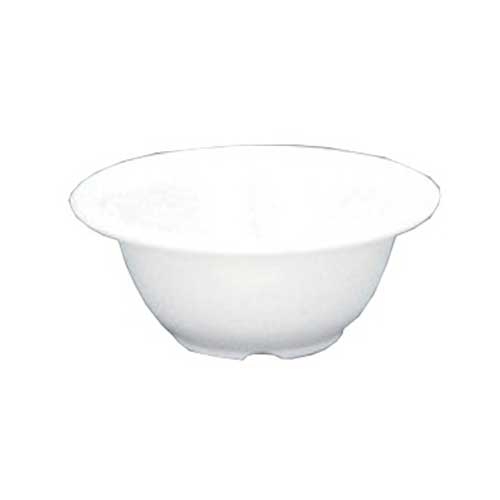 Yanco Milestone Melamine White Round Soup Bowl, 10 Ounce -- 48 per case.