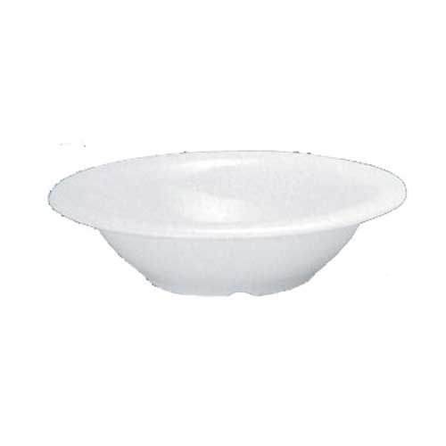 Yanco Milestone Melamine White Round Salad Bowl, 8 Ounce -- 48 per case.