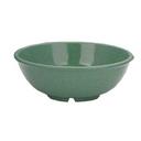 Yanco Milestone Melamine Green Round Salad Bowl, 24 Ounce -- 24 per case.