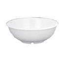 Yanco Milestone Melamine White Round Salad Bowl, 24 Ounce -- 24 per case.