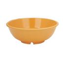 Yanco Milestone Melamine Yellow Round Salad Bowl, 24 Ounce -- 24 per case.