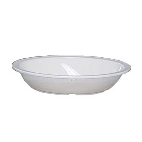 Yanco Nessico Melamine White Oval Bowl, 36 Ounce -- 24 Per Case