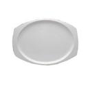 Yanco Nessico Melamine White Platter, 12 1/2 inch Length -- 12 per case.