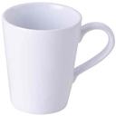 Yanco NS-9112W Nessico Heavy Weight Mug, 12 Ounce Capacity, 3.5 x 3.5 x 4.5 inch, Melamine, White -- 24 per case.