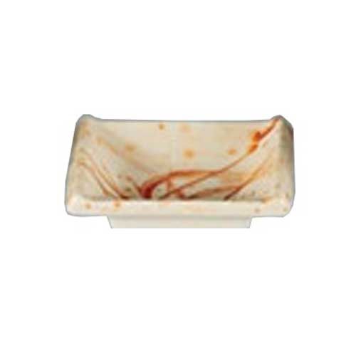 Yanco Orchis Melamine Rectangular Sauce Dish, 3 3/4 Inch Length X 2 1/2 Inch Width -- 72 Per Case