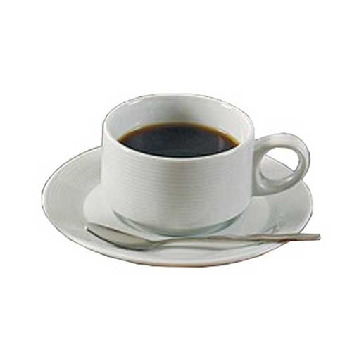 Yanco Paris Porcelain Super White Round Mug, 8 Ounce -- 36 per case.