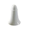 Yanco Paris Porcelain Super White Round Salt Shaker, 4 inch Height -- 48 per case.
