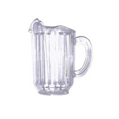 Yanco Plastic Clear Three Spouts Pitcher, 60 Ounce -- 12 per case.