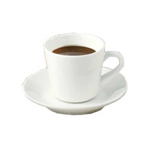 Yanco Piscataway Porcelain White Round Saucer, 5 5/8 inch Diameter -- 36 per case.