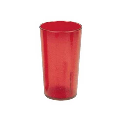Yanco Plastic Red Tumbler, 8 Ounce -- 72 per case.