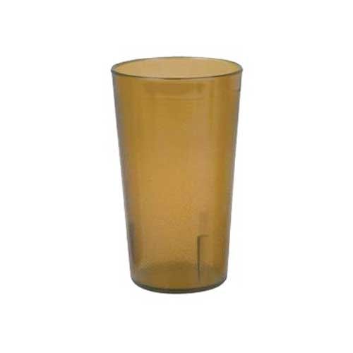 Yanco Plastic Amber Tumbler, 12 Ounce -- 72 Per Case