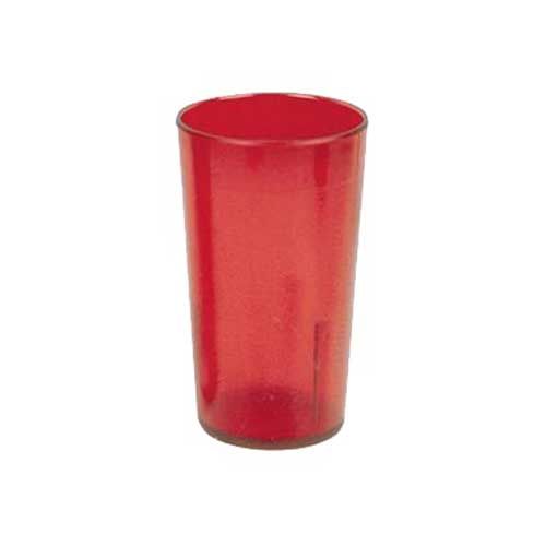 Yanco Plastic Red Tumbler, 12 Ounce -- 72 Per Case