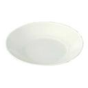 Yanco Recovery Ceramic American White Round Wide Rim Rolled Edge Salad Plate, 11 1/2 inch Diameter x 2 inch Height -- 12 per case
