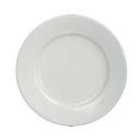 Yanco Recovery Ceramic American White Round Wide Rim Rolled Edge Plate, 7 1/8 inch Diameter -- 36 per case.