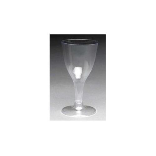 Royal Plasticware Elite Stemware Clear Wine Glass, 8 Ounce - 20 per pack -- 12 packs per case.