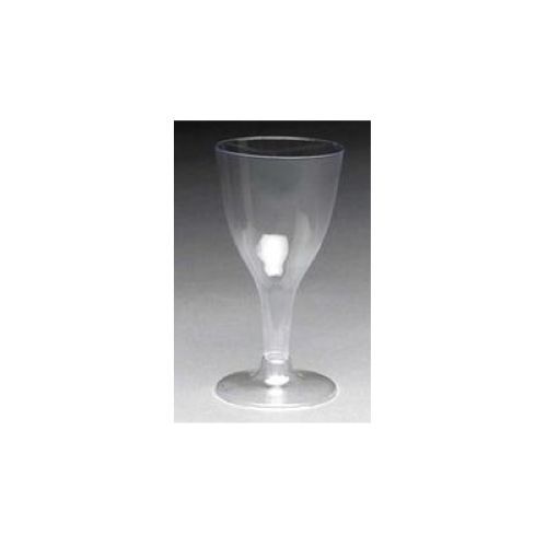Royal Plasticware Elite Stemware Clear Wine Glass, 8 Ounce, 20 Count -- 12 Per Case