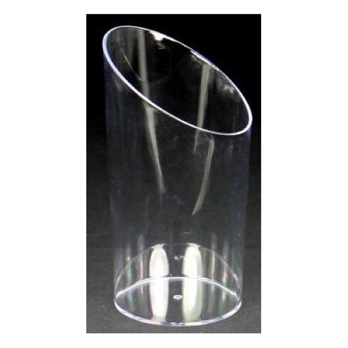 Royal Plasticware Miniatures Clear Cylindrical Dessert/Taster Shooter, 2.5 Ounce - 24 per pack -- 10 packs per case.