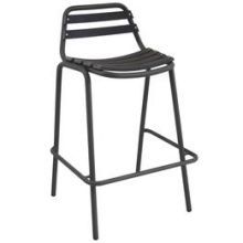 Emu Light Antique Iron Plus Slate Outdoor Indoor Stacking Barstool, 38 X 23 X 22.5 Inch -- 4 Per Case