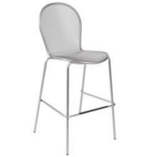 Emu Ronda Glossy Aluminum Outdoor Indoor Stacking Barstool, 46 X 21.5 X 25 Inch -- 2 Per Case