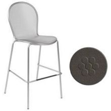 Emu Ronda Antique Bronze Outdoor Indoor Stacking Barstool, 46 x 21.5 x 25 inch -- 2 per case.
