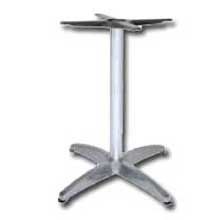 Emu Aluminum Table Height 4 Cross Base For Emu Tabel Base For Table Top 28 Inch Sq. Up To 32 Inch Sq And Round Tabel Top For 28 To 36 Inch Dai